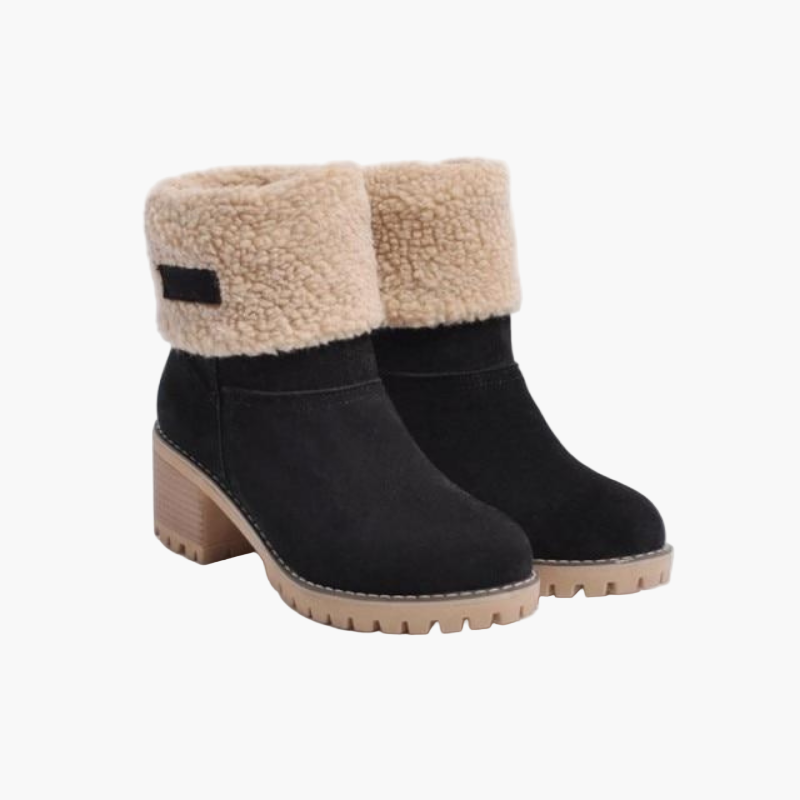 Women's Foldable Warm Ankle Boots for Comfort and Style