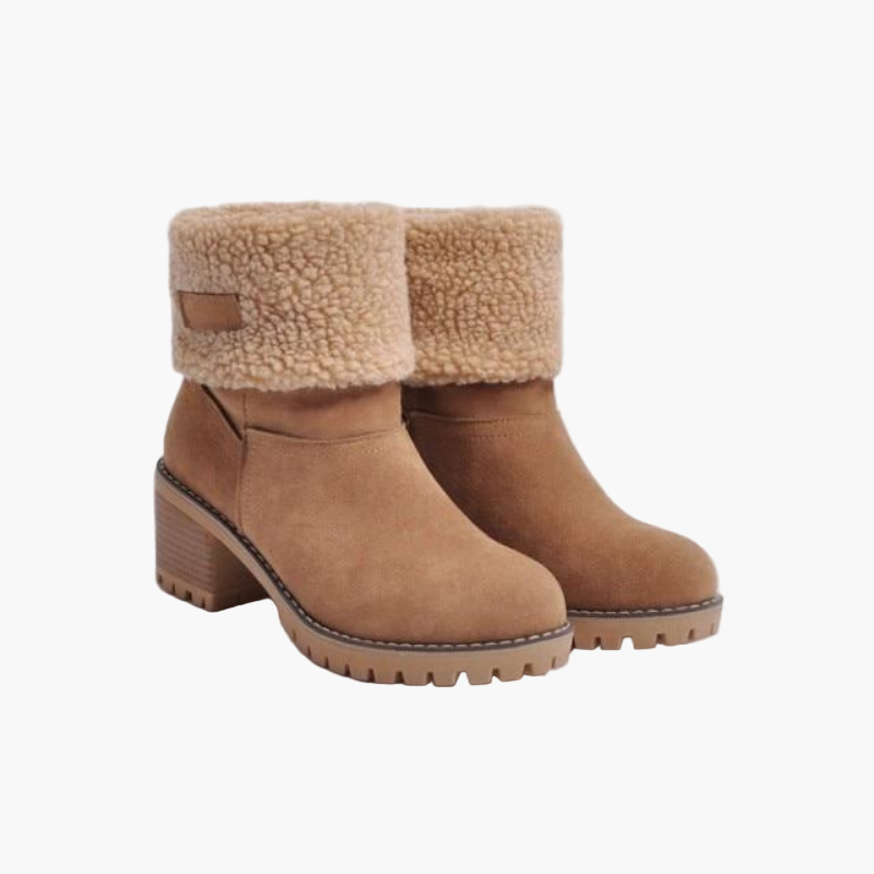 Women's Foldable Warm Ankle Boots for Comfort and Style