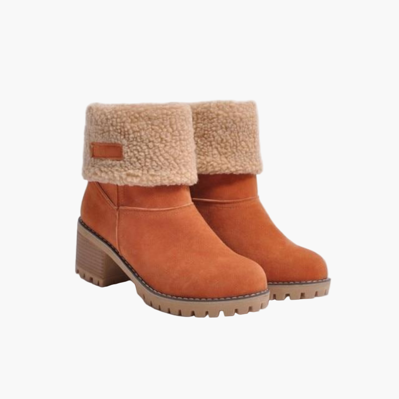 Women's Foldable Warm Ankle Boots for Comfort and Style