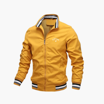Men's Lightweight Golf Windbreaker Jacket – Athletic Water-Resistant Style for Golf & Outdoor