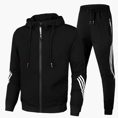 Men's Athletic Tracksuit Set – Sporty Hoodie and Jogger Pants for Training & Casual Wear